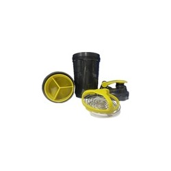 SHAKER NEGRO CON PASTILLERO 600ML