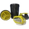 SHAKER NEGRO CON PASTILLERO 600ML
