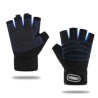 GUANTES DE TELA PARA GYM UNISEX COSTURA AZUL