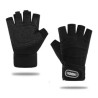 GUANTES DE TELA PARA GYM UNISEX NEGRO L