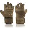 DIBEAR GUANTES GYM ANTIDESLIZANTES ARMY GREEN