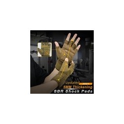 DIBEAR GUANTES GYM ANTIDESLIZANTES ARMY GREEN