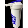 SHAKER GAT SPORT 20 OZ WHITE WIT LOGO BLUE