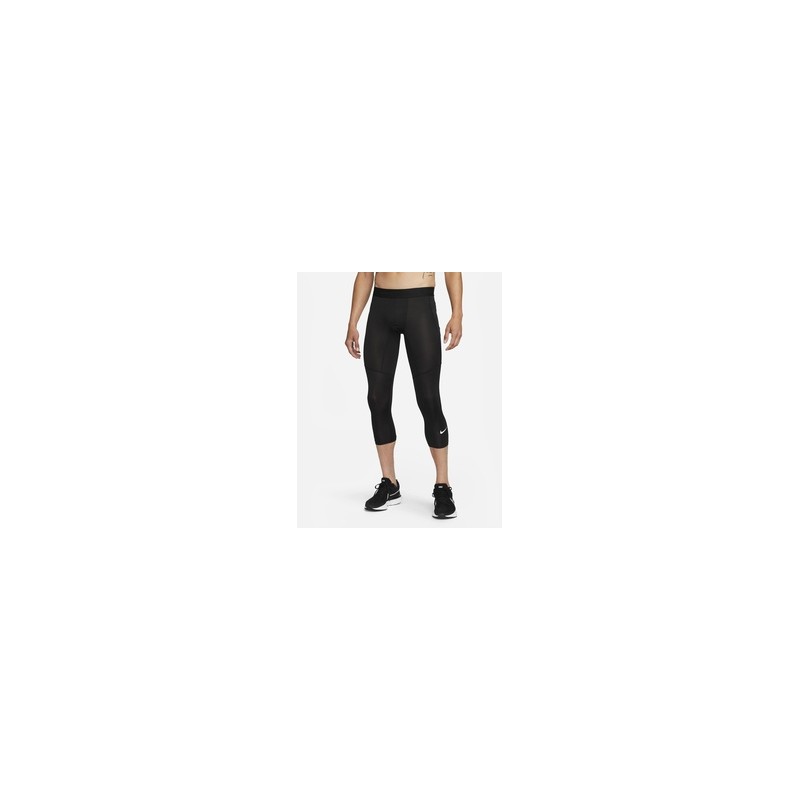 NIKE PRO MALLAS FITNESS DRI-FIT HOMBRE 3/4 NEGRO