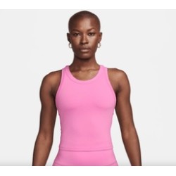 NIKE ONE FITTED CAMISETA DE TIRANTE DRI-FIT CROPPED COLOR ROSA
