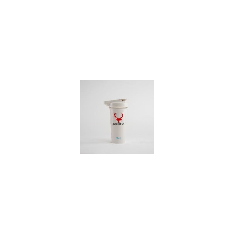 SHAKER BUCKED UP PERFECT SHAKER 28 OZ WHITE-RED