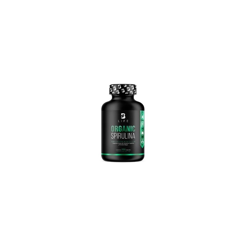 BLIFE Organic Spirulina | Espirulina Orgánica 150 Caps | 500 mg