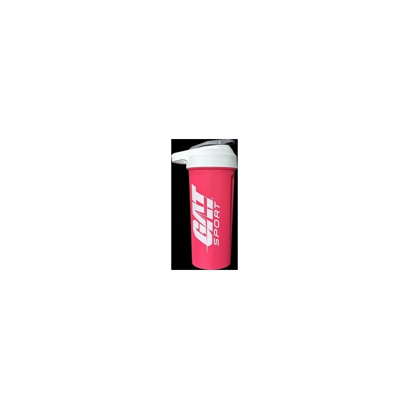 GAT SHAKER PINK MT LOGO WHITE 20 OZ