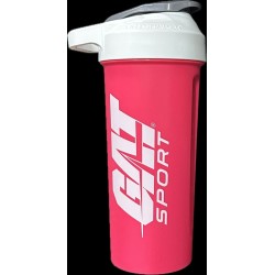GAT SHAKER PINK MT LOGO WHITE 20 OZ