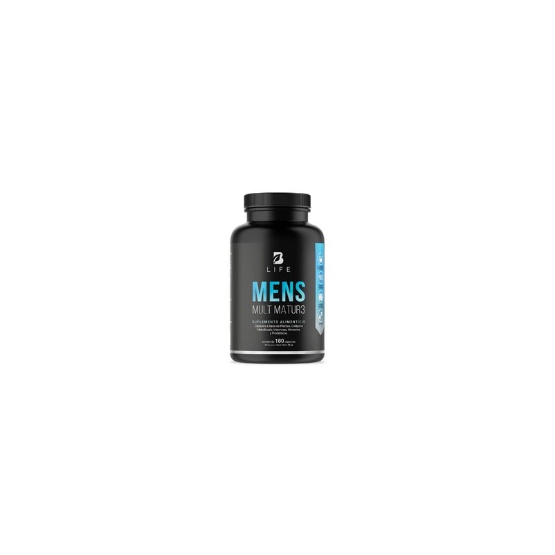 BLIFE Mens Multi Matur3 | Multivitamínico para Hombre +40  180 Caps