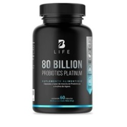 BLIFE 80 Billion Probiotics Platinum | 80 Billones de Probióticos Platinum  60 Caps | 550 mg
