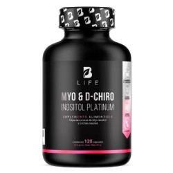 BLIFE Myo y D-Chiro Inositol Platinum Mezcla de Ratio 40:1  120 Caps | 500 mg