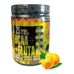 43 SUPPLEMENTS, BCAAS + GLUTAMINA 750 GRS 75 SERVICIOS