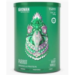 BIRDMAN PARROT GREENS & PROTEIN BERRY VAINILLA 210GR 7 SERVICIOS