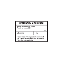 BLACKBEAR, GLUTAMINA 1KG 200 SERVICIOS