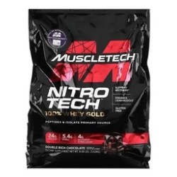 NITRO-TECH WHEY GOLD 8 LBS DOUBLE RICH CHOCOLATE
