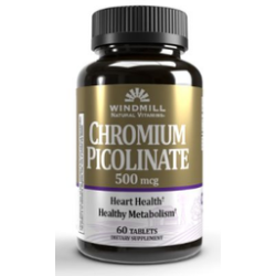 WHP CHROMIUM PICOLINATE 500MG 60 TABS