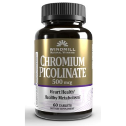 WHP CHROMIUM PICOLINATE 500MG 60 TABS