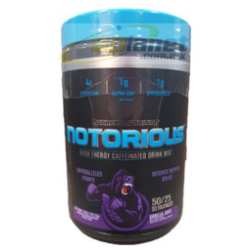 NUBREED NOTORIUS PREWORKOUT 50/25 SERV GORILA JUICE