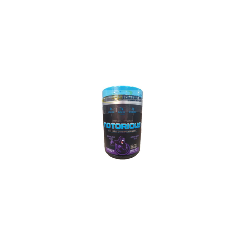 NUBREED NOTORIUS PREWORKOUT 50/25 SERV GORILA JUICE